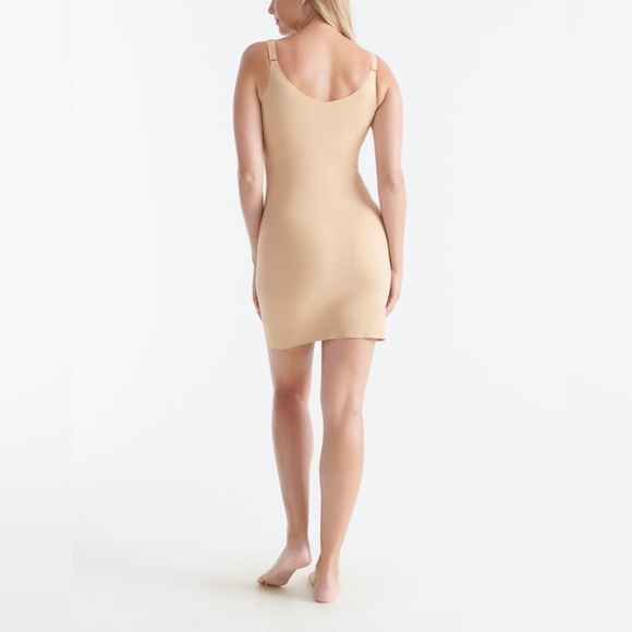 Knix LuxeLift Tank Slip Contour Dress Nude Shapewear Smoothing Size Large - Picture 5 of 12